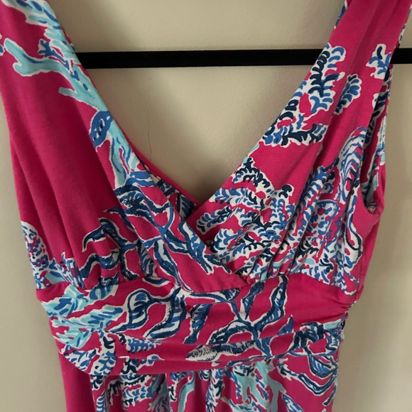 Lilly Pulitzer Maxi, small, Sloane Pink Samba - Picture 5 of 7